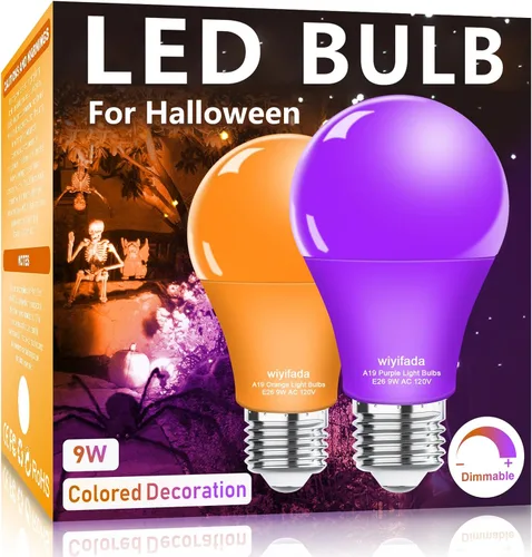 Miniatura 18 de Bombillas LED de 3 Vías Paquete de 2, Bombillas de 3 Vías 30 70 100 Blanco Suave 3000K, Base Media E26 A19 Bombilla de Tres Vías, Bombilla