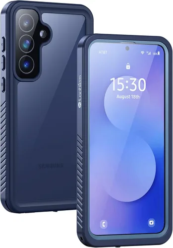 Miniatura 12 de Lanhiem Funda para Samsung Galaxy S24 FE, IP68 impermeable a prueba de polvo con protector de pantalla integrado, funda protectora de cuerpo Negro