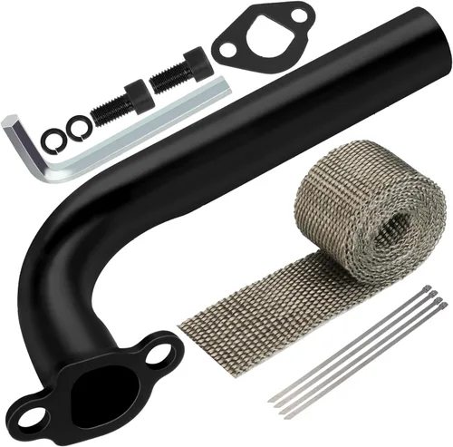 YOXUFA Reemplazo del cabezal de tubo de escape de 212cc para Predator 212cc 196cc 224cc 6.5hp Coleman CT200U CT200U-EX BT200X KT196 Baja Warrior