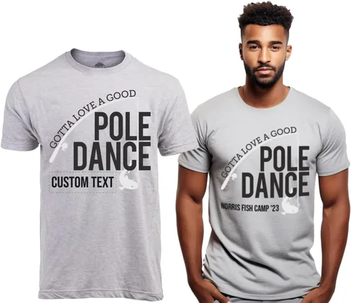 Miniatura 2 de Ann Arbor T-Shirt Co. Gotta Love un buen Pole Dance Funny caña de pesca humor pescador playera Unisex