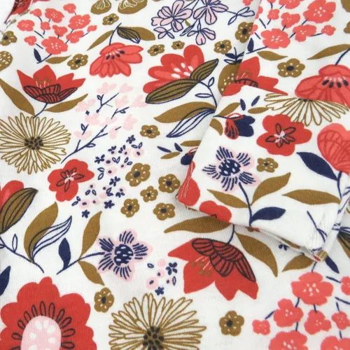 Miniatura 3 de HonestBaby Paquete de 5 mamelucos de algodón orgánico de manga larga para bebé