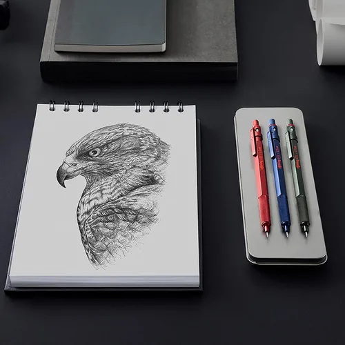 Miniatura 3 de rOtring 1904444 600 - Portaminas (0.028 in), color plateado