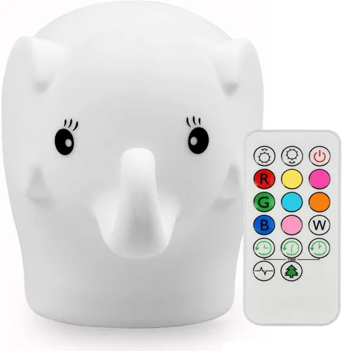 Miniatura 13 de Luz nocturna de alpaca para niños, lámpara de noche LED para habitación de los niños, luz de silicona suave recargable, brillo y colores ajustables