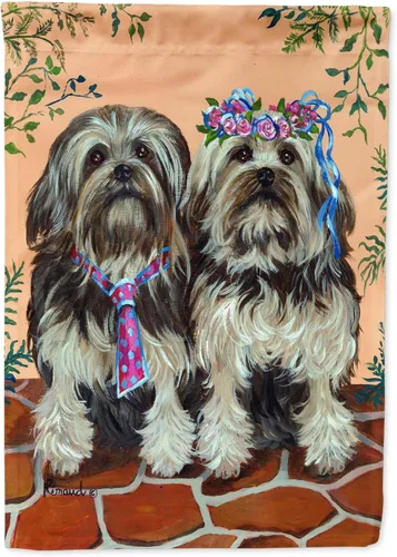Miniatura 47 de Caroline's Treasures PPP3097CHF - Pijama de Navidad con diseño de bulldog francés para colgar en la pared, poliéster, tamaño de casa, multicolor