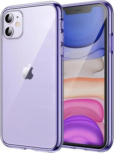 Miniatura 13 de JETech - Funda para iPhone 11 6.1 pulgadas, cubierta antiarañazos y a prueba de golpes, parte trasera transparente sin amarillamiento (gris)