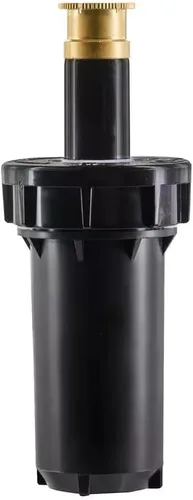 Orbit 54525 Rociador profesional con cabezal de pulverización emergente con boquilla de latón, rociador central de 2 pulgadas