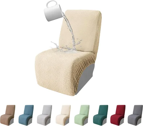 Miniatura 28 de Fundas de sofá reclinable seccional 100% impermeables para sofá reclinable en forma de L, funda de sofá modular de esquina en forma de L, fundas