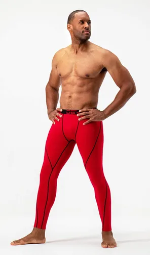 Miniatura 2 de DEVOPS - Pantalones de compresión térmicos para hombre mallas atléticas de base paquete de 2