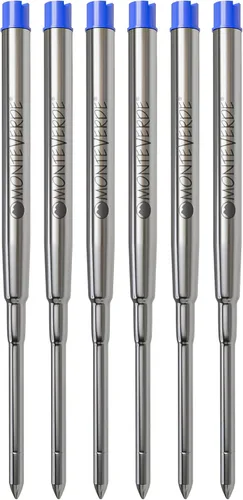 Miniatura 10 de Monteverde Recambio de bolígrafo de gel sin tapa para adaptarse a bolígrafos Sheaffer, punta fina, negro, 2 por paquete (S422BK)