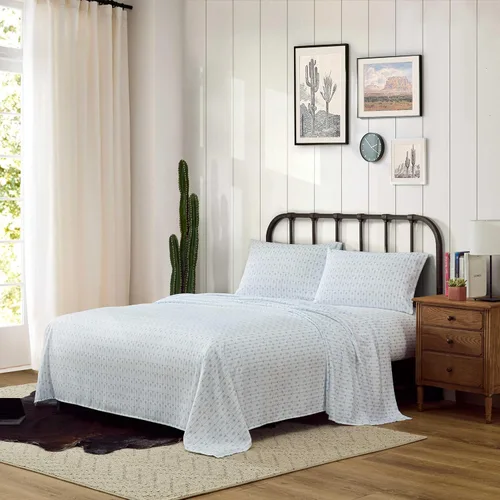 Miniatura 23 de Wrangler - Juego de sábanas tamaño Queen, ropa de cama ultrasuave y ligera, ligera para comodidad durante todo el año, bolsillos profundos, sábanas