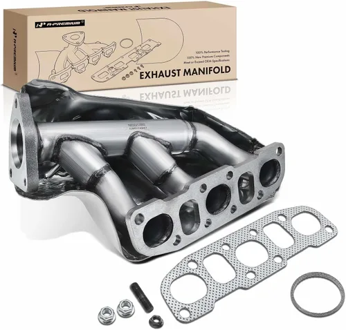Miniatura 11 de A-Premium Kit colector de escape izquierdo con junta, espárragos, tuercas, escudo térmico [4.0L] compatible con Nissan Frontier 2005-2019