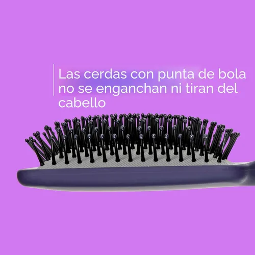 Miniatura 5 de Conair Cepillo de pelo Velvet Touch Paddle Cushion - Cepillo desenredante - estilos rizados o rectos - hombres o mujeres - desenredante - cuenta
