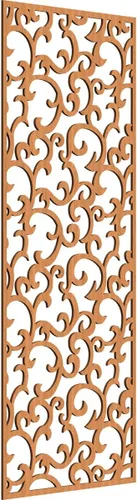 Miniatura 192 de Wheatland Paneles de pared decorativos de madera con calado, 9 3/8 pulgadas de ancho x 24 3/8 pulgadas de alto x 1/4 de alto, nogal