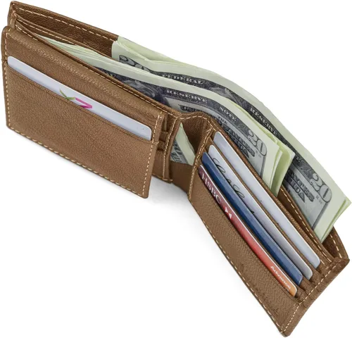 Miniatura 23 de Timberland Men's Leather Passcase Bifold Wallet Hybrid