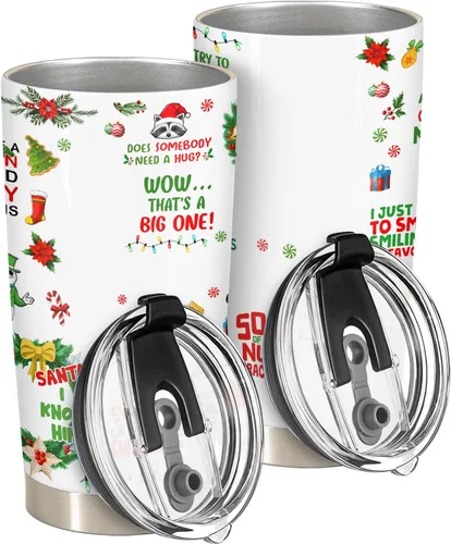 Miniatura 26 de 34HD Vaso dorado de 20 onzas – Thank You for Being a Friend – Taza de acero inoxidable aislada al vacío de doble pared – Mantiene las bebidas