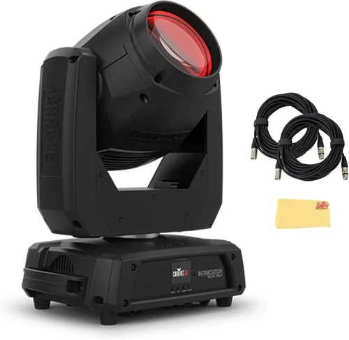 Miniatura 10 de Chauvet DJ Intimidator Spot 160 ILS - Foco de cabeza móvil de 32 vatios con 2 cables DMX y paño de pulido de Austin Bazaar