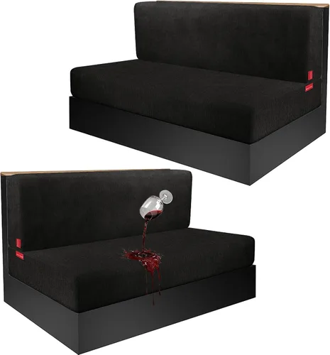Miniatura 119 de Fundas de cojín impermeables para sofá, funda elástica lavable con diseño elástico antideslizante, protector de muebles para mascotas y niños