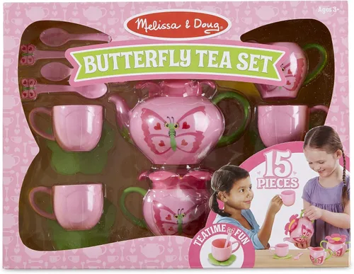 Miniatura 2 de Melissa & Doug Bella Butterfly: Juego de té con 1 tema compatible con M&D Scratch Fun Mini Pad (06181)