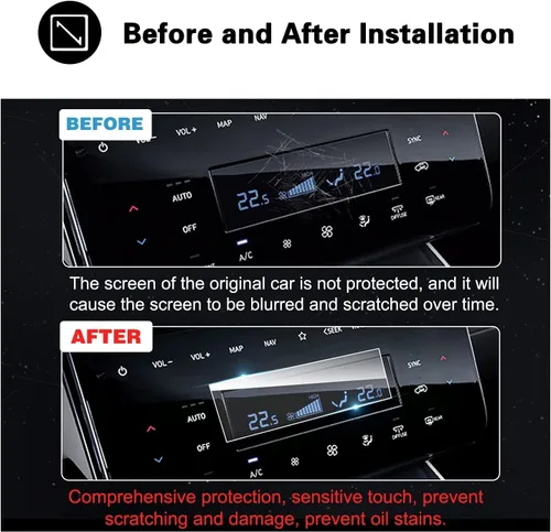 Miniatura 6 de 3 protectores de pantalla para trajes para Hyundai Tucson/Santa Cruz 2022+ accesorios de vidrio templado 9HD compatible con Hyundai Tucson/Santa