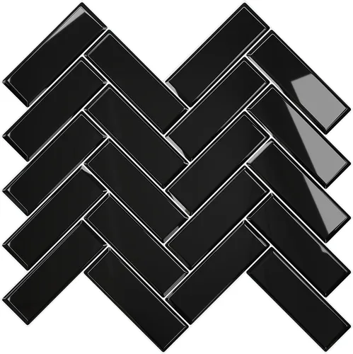Miniatura 14 de VEELIKE Azulejos de mármol gris para salpicaduras de pared en muro de cocina en muro de espiga para despegar y pegar, impermeables, 6 hojas