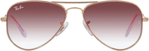 Miniatura 30 de Ray-Ban Junior Rj9506s - Gafas de sol de aviador de metal para niños Plata/Gris Espejo Plata