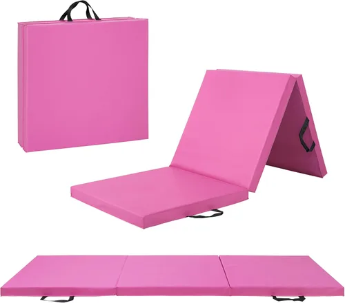 CAP Barbell All Purpose Folding Anti Tear Exercise Training Aerobic Fitness Gym & Gymnastics Balance Mat | Multiple colors Rosa