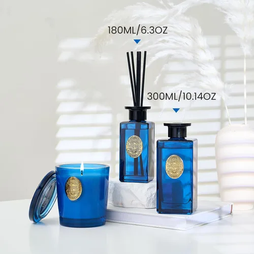 Miniatura 6 de M&SENSE Juego de difusor de varillas grande de 6.3 onzas Difusor de aceite de aroma nocturno de verano con varillas Aceite esencial no tóxico