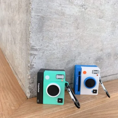 Miniatura 3 de Funda de silicona para Airpods de 1/2 ganchos con anillo de agarre, bonita funda de diseño de dibujos animados 3D, fundas divertidas y elegantes