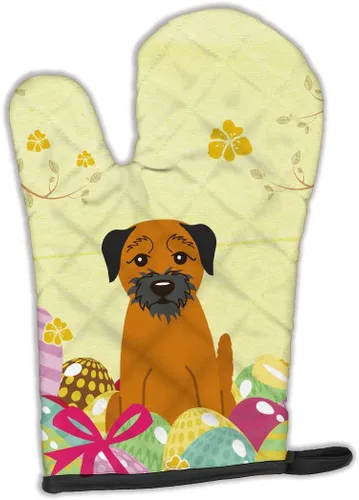 Miniatura 299 de Caroline's Treasures BB2732OVMT Dog House Collection Border Collie - Guante de horno grueso resistente al calor para sartenes calientes y horno