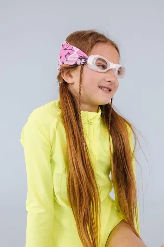 Miniatura 3 de Splash - Gafas de natación con correa de tela, colección Pink & Purples, divertidos, a la moda y cómodos, para adultos y niños Malibú