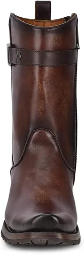 Miniatura 3 de Cuadra Botas altas para mujer en piel auténtica con cremallera, color marrón