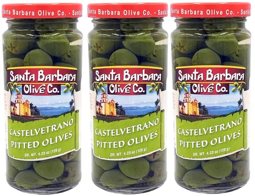Miniatura 10 de Aceitunas Rellenas de Queso Feta Santa Barbara 10 oz, Paquete de 2
