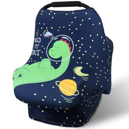 Miniatura 12 de Metplus - Funda para asiento de cochecito de bebé, toldo para carrito, cubierta para lactancia, para sillita de bebé, carro de compra, todo en uno