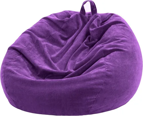 Miniatura 29 de Funda para Silla Puf de 3 pies (Sin Relleno) 35"×43" Almacenamiento Grande de Animales de Peluche Silla Puf Lavable Funda para Silla Puf Grande