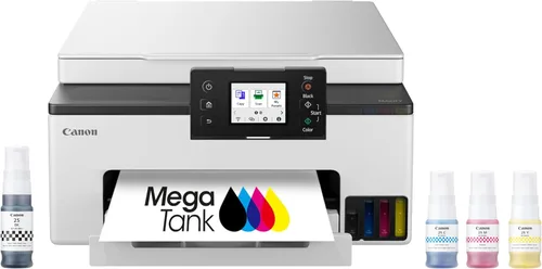 Canon Megatank GX1020 Impresora inalámbrica Supertank [Megatank] todo en uno | Impresión, copia y escaneo| Impresión móvil | Pantalla táctil LCD a