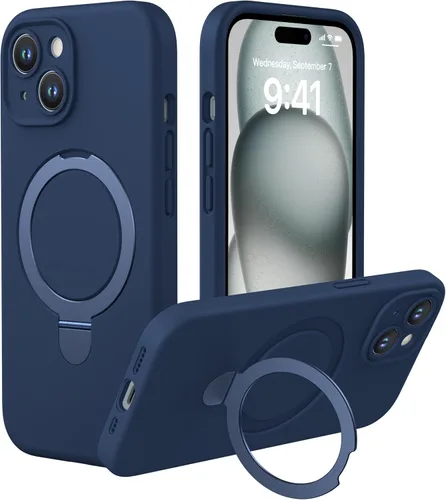 Miniatura 21 de CellEver Funda magnética fuerte para iPhone 14 Pro Max [para carga MagSafe] [protección de cámara] protección de alta resistencia, funda de silicona