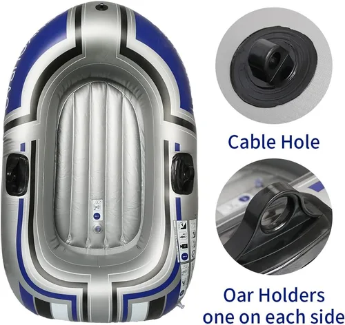 Miniatura 4 de BESTHLS Barco inflable, piscina y barco inflable del lago