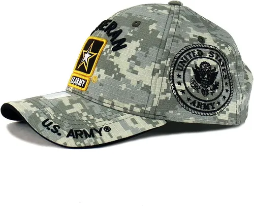 Miniatura 4 de Gorra de béisbol ajustable con licencia oficial del ejército de EE. UU
