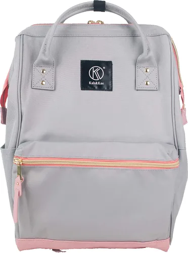 Miniatura 11 de Kah&Kee - Mochila de viaje de poliéster con función antirrobo, para laptop, para mujeres y hombres, Negro S