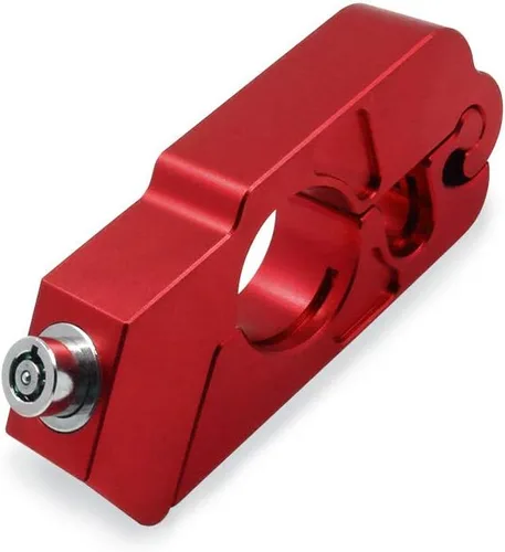 Miniatura 6 de BAIONE Candado de Agarre para Manillar de Motocicleta, Candado de Seguridad del Acelerador, Antirrobo para Scooters, Compatible con ATV, Rojo