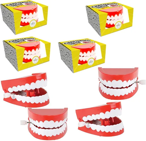 Miniatura 8 de The Dreidel Company Juguetes de dientes que muerden y parlotean los dientes para niños, recuerdos de fiesta de cumpleaños, regalos novedosos