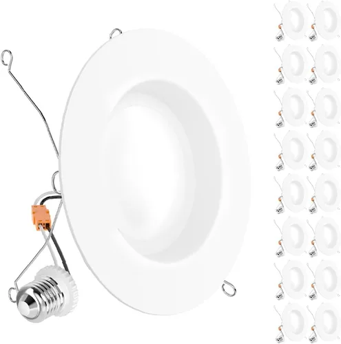 Downlight - LED Empotrable de 5/6 Pulgadas Recorte Suave 965 LM 13W 16PK Multicolor