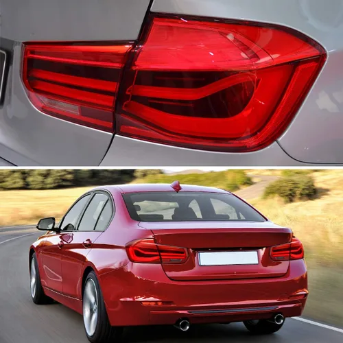 Miniatura 3 de VLAND Luces traseras LED compatibles con BMW Serie 3 BMW F30 F35 F80 320i 328i 328D 335i M3 6ª generación sedán 13-18 con intermitentes ámbar