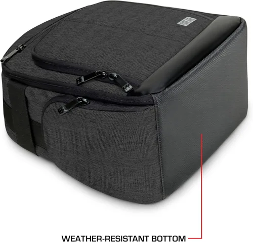 Miniatura 7 de USA Gear Mochila compacta para drones – Funda para dron cuadricóptero RC compatible con DJI Mini 4K, DJI Mini 3, AVIALOGIC, Controller y más Negro