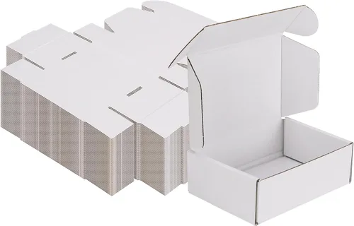 Miniatura 47 de MEBRUDY Cajas de envío de 4 x 4 x 2 pulgadas, paquete de 100 unidades, pequeñas cajas de cartón corrugado para enviar por correo, embalaje de Marrón