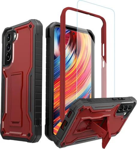 Miniatura 8 de ExoGuard Funda para Samsung Galaxy S22 Plus, funda de goma resistente a prueba de golpes con protector de pantalla para teléfono Samsung S22 Plus