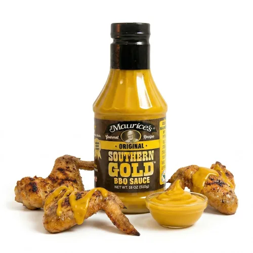 Miniatura 17 de Maurice's Southern Gold Salsa BBQ – Salsa clásica de mostaza Carolina con sabor atrevido – Auténtico aderezo de barbacoa de Carolina del Sur – Ricas
