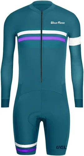 Miniatura 99 de UGLY FROG Traje de triatlón para hombre de manga corta Jersey de piernas cortas Skinsuit Tri Kit Ciclismo Skinsuit Team Bike Ropa