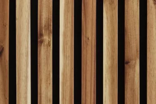 Miniatura 2 de Woody Walls Paneles de pared de listones de madera maciza, cada panel de pared de listones de madera está hecho de madera real, los paneles