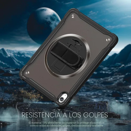 Miniatura 8 de ProCase Funda para iPad de 11ª generación A16 2025/iPad de 10.9 pulgadas 2022, resistente a prueba de golpes con correa de mano, protección